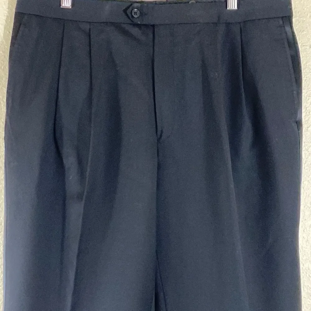 Men Pans Suit Dress Black Size 36